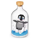 Set de Construit in Sticla, Flippy, 553 Piese, din Plastic, +14 Ani, 10 x 19.6 cm, Model Pinguin, Multicolor - vivimall.ro