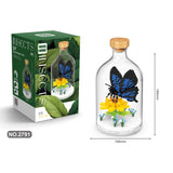 Set de Construit in Sticla, Flippy, 392 Piese, din Plastic, +14 Ani, 10 x 19.6 cm, Model Fluture, Multicolor - vivimall.ro