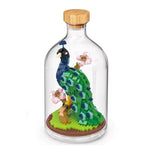 Set de Construit in Sticla, Flippy, 651 Piese, din Plastic, +14 Ani, 10 x 19.6 cm, Model Paun, Multicolor - vivimall.ro