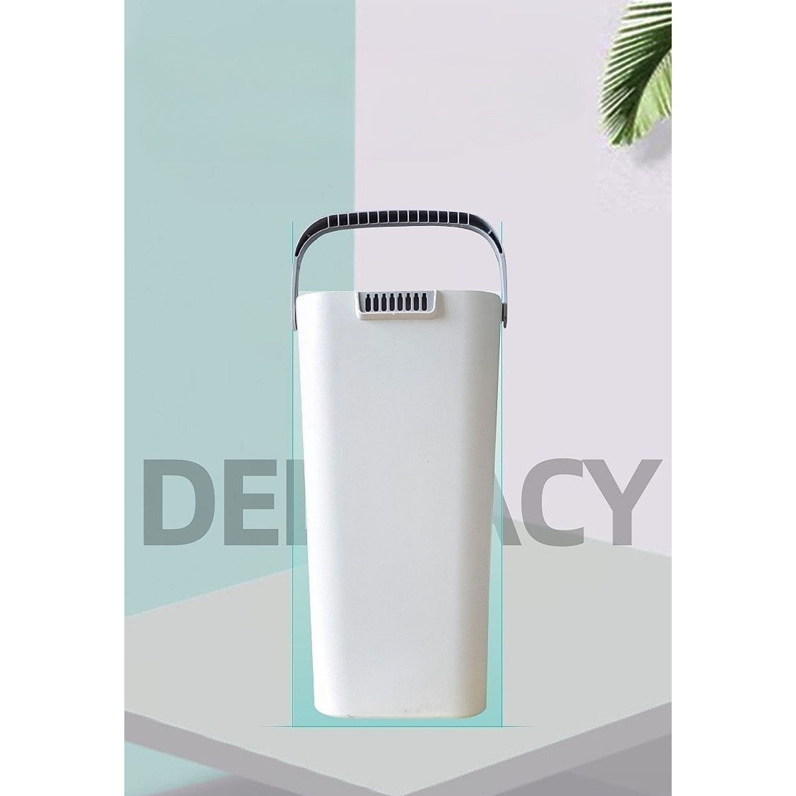 Set de Curatenie, Vivimall, Mop si Galeata, Capacitate 5.7 l, 4 Rezerve Microfibra Incluse, Plastic, Utilizare Umeda/Uscata, Stoarcere Fara Maini, Albastru/Alb - vivimall.ro