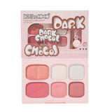 Set Machiaj, Kevin&Coco, Paleta Farduri de Ochi si Lip Gloss, 6 Nuante, Finisaj Mat, Shimmer, Textura Fina, Pigmentare Intensa, 10.4 g, 14.7 x 10.5 x 3.5 cm, Roz - vivimall.ro