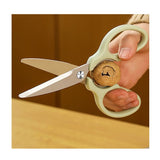 Set foarfeca pentru bucatarie Vivimall, curatator legume tip suport, multifunctional, spargator nuci, material ABS si otel inoxidabil, maner ergonomic, 16.8 x 7.8 x 1 cm, verde - vivimall.ro