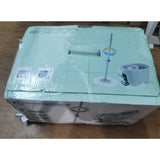 Set Galeata Si Mop Rotativ 360°, Cu Dubla Actiune Centrifuga, Pentru Uz Casnic, Maner Din Otel Inoxidabil Telescopic, 2 Capte Din Bumbac, Resigilat - vivimall.ro