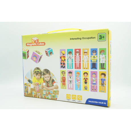 Set educativ 6 cuburi magnetice | SmartWork - vivimall.ro