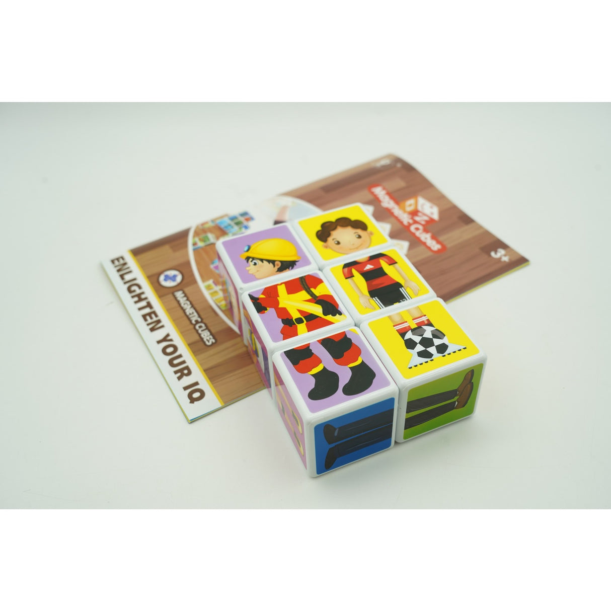 Set educativ 6 cuburi magnetice | SmartWork - vivimall.ro