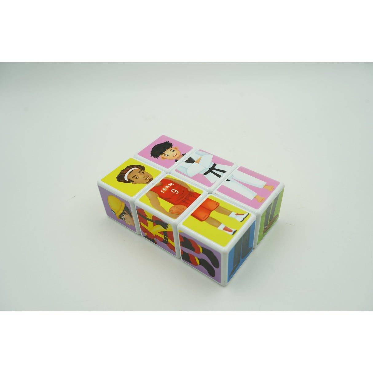 Set educativ 6 cuburi magnetice | SmartWork - vivimall.ro