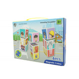 Set educativ 6 cuburi magnetice | SmartWork - vivimall.ro