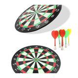 Set Joc Darts Flippy, 4 Sageti Incluse, Magnetic, Dimensiuni 28.6 x 28.6 cm, Design clasic, Multicolor - vivimall.ro