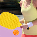 Set Joc de Ping-Pong, Vivimall, 2 Palete, 1 Minge, + 6 Ani, 37.5 x 18 x 3 cm, Galben/Verde - vivimall.ro