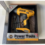 Set Jucarie pentru Copii Bormasina, Vivimall, Accesorii Incluse, 4 Capete de Schimb, Material Plastic, Interactiv, Distractiv, 21.5x17.5x6 cm, Portocaliu - vivimall.ro