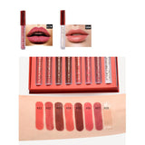 Комплект от 8 матови червила, устойчиви на пренасяне, Kevin&amp;Coco, 2.5 мл