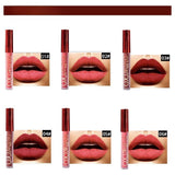 Комплект от 8 матови червила, устойчиви на пренасяне, Kevin&amp;Coco, 2.5 мл