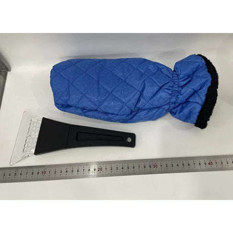 Set Manusa si Racleta pentru Zapada, Vivimall, Impermeabila, Izolatie de Bumbac, 31 x 15 cm, Albastru - vivimall.ro