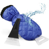 Set Manusa si Racleta pentru Zapada, Vivimall, Impermeabila, Izolatie de Bumbac, 31 x 15 cm, Albastru - vivimall.ro