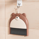 Set Matura si Faras, Vivimall, Pentru Birou, din PP, Model Ursulet, 23.5 x 18 cm, Maro - vivimall.ro