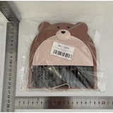 Set Matura si Faras, Vivimall, Pentru Birou, din PP, Model Ursulet, 23.5 x 18 cm, Maro - vivimall.ro