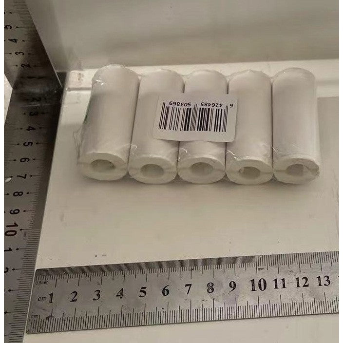 Set Mini Imprimanta Foto Portabila, Vivimall, Include: 1x Set de Markere, 5x Role de Hartie Termica, 5x Role Hartie Adeziva, Incarcare USB, Bluetooth, Print Alb-Negru, Model Pisicuta, Roz - vivimall.ro