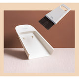 Set Mini Matura si Faras, Vivimall, Uz Casnic, Doua Perii, pentru Birou, Bucatarie, Casa, 19.5x13.8x3.6 cm, Gri - vivimall.ro