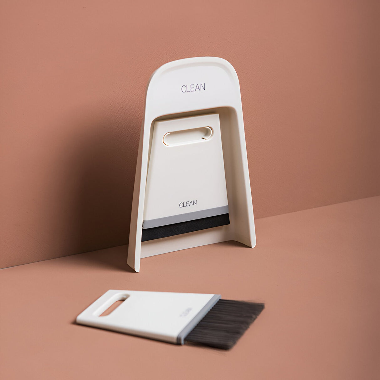 Set Mini Matura si Faras, Vivimall, Uz Casnic, Doua Perii, pentru Birou, Bucatarie, Casa, 19.5x13.8x3.6 cm, Gri - vivimall.ro