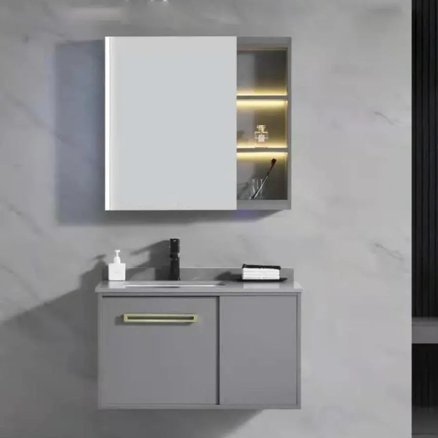 Set Mobilier Pentru Baie 3 Piese - vivimall.ro