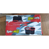 Set Mop Rotativ Cu Galeata Material Plastic Si Microfibra, Rezistent, Cu Dop Scurgere, Vas Detasabil, Pentru Interior, Capacitate 8 L, /Rosu, Resigilat - vivimall.ro