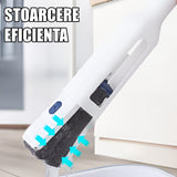 Set Mop Telescopic cu Galeata Pliabila, Vivimall, Gri, 32 cm, Maner Reglabil 140 cm, Sistem de Stoarcere Usor si Eficient - vivimall.ro