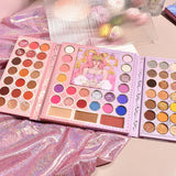 Trusa de Machiaj, KEVIN & COCO, Easter Style Pink, 69 culori, 20 x 22.5 cm - vivimall.ro