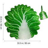 Set Patura Flanel Si Caciula Forma Frunza De Salata, Pentru Nou-Nascuti, Material Poliester, 85 Cm - vivimall.ro