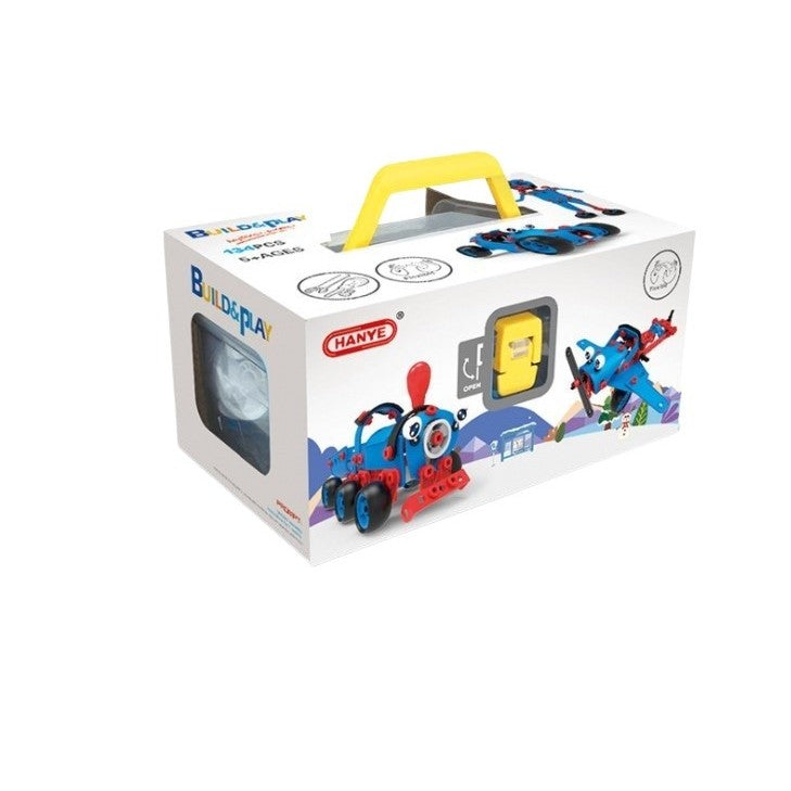 Set construit masini educativ 134 piese | TechBuilders - vivimall.ro