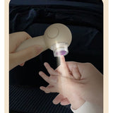 Set Pila Electrica, Vivimall, pentru Copii si Bebelusi, din ABS, 6 Accesorii, Incarcare USB, cu Lumina Led, 11.5 x 5.5 cm, Alb - vivimall.ro