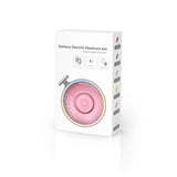 Set Pila Electrica cu Baterie, Vivimall, pentru Copii si Bebelusi, din ABS, 6 Accesorii, Model cu Flori, 6.5 x 1.8 cm, Roz - vivimall.ro