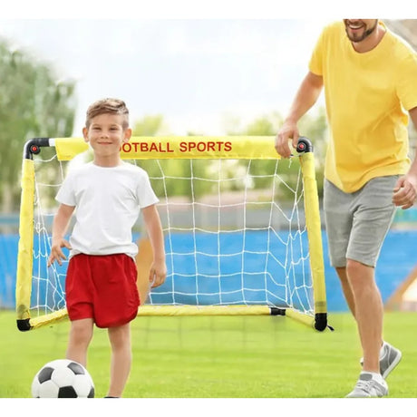 Set poarta fotbal copii cu mingi | GoalFun - vivimall.ro