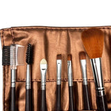 Set Portabil 7 Pensule De Machiaj Cu Husa - vivimall.ro