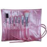 Set Portabil 7 Pensule De Machiaj Cu Husa - vivimall.ro