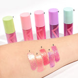 Set 5 Rujuri, Kevin Coco, Dreamy Pink, Lip-Gloss, Sidefate, Multicolor - vivimall.ro