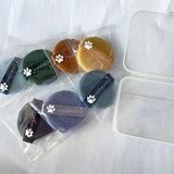 Set 7 Bureti de Machiaj Triunghi Vivimall, Reutilizabili, Utilizare Umeda sau Uscata, 5.5 x 5.5 x 1.3 cm, Powder Puff, Multicolor - vivimall.ro