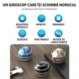 Sfera Fidget Spinner Metalic, Flippy, Corp Aliaj Zinc, Rulment Inox, Jucarie Antistres pentru Focus si Relaxare, Diametru 40 mm, Gadget pentru Birou, Scoala, Cadou pentru Copii si Adulti, Negru - vivimall.ro