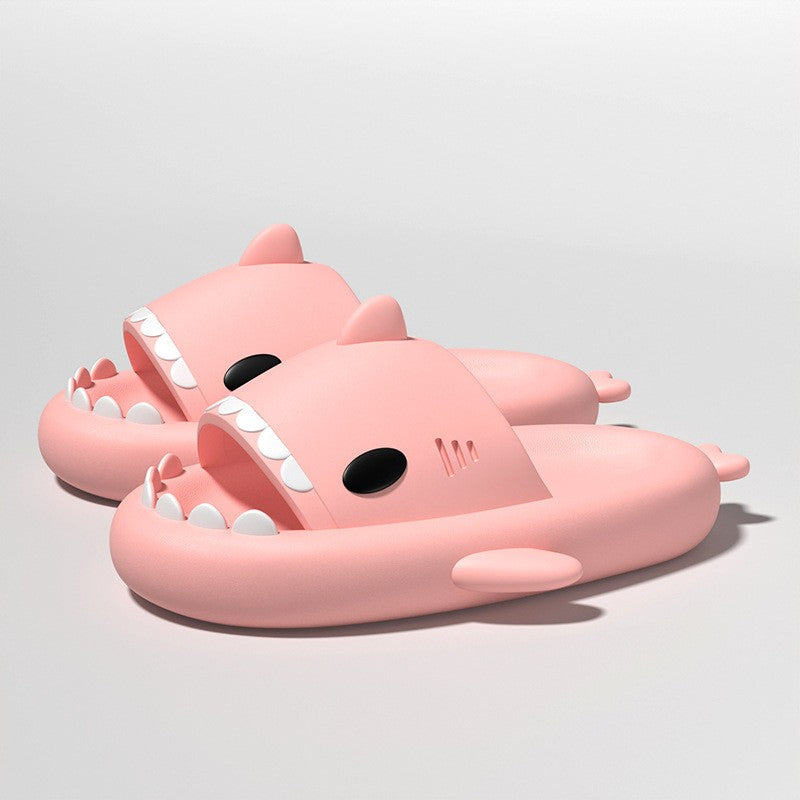 Papuci Tip Rechin, Flippy, Unisex, din Spuma EVA, Talpa Groasa Antiderapanta, Rezistenti la Uzura, Marime 38-39, Roz - vivimall.ro