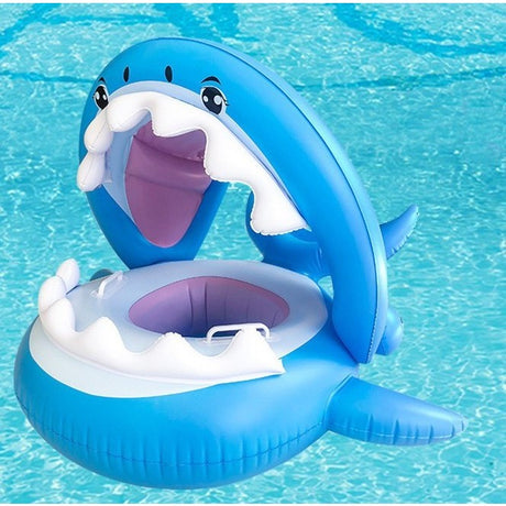 Colac Gonflabil Rechin Albastru | BlueShark - vivimall.ro