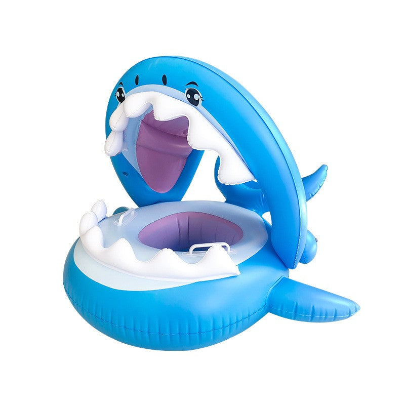 Colac Gonflabil Rechin Albastru | BlueShark - vivimall.ro