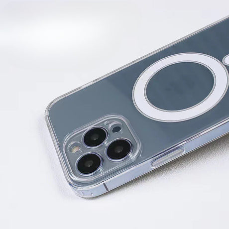 Husa protectie Flippy pentru iPhone 11 Mag Safe, 2 in 1 incarcare si magnet, Acril si Silicon, Transparenta - vivimall.ro