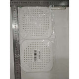 Filtru Chiuveta, Flippy, Anti-infundare, cu Ventuze, 14.5 x 14.5 cm, Flexibil, Alb