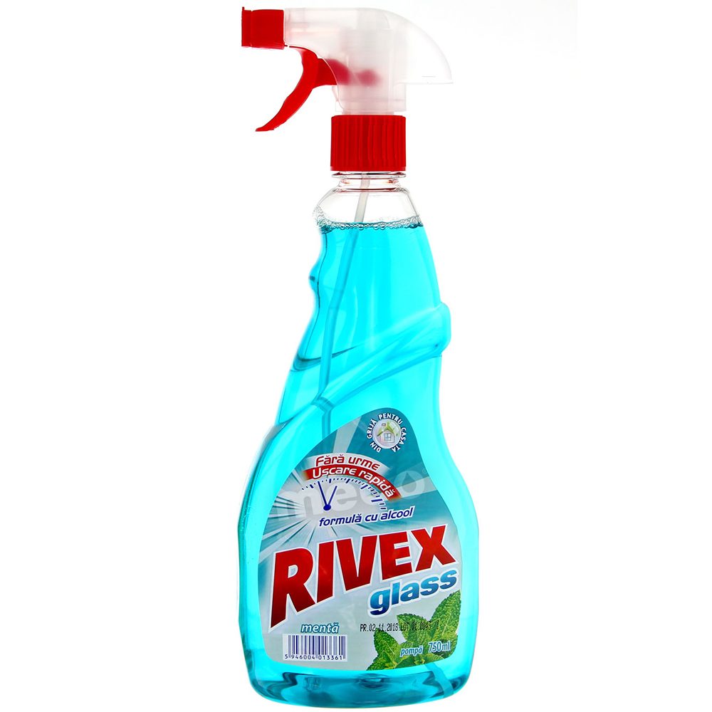 Solutie, Rivex, Geam 750 ml Menta