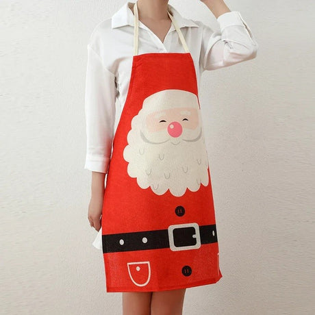 Sort Craciun, Vivimall, Model 1, Material Textil, 72x52cm, Rosu/Negru - vivimall.ro