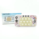 Jucarie Interactiva Tip Consola Pentru Copii Speed Push Whack-A-Mole, Joc De Viteza Pop It, Material Abs/Silicon, Cu Nivele, Sunete Si Lumini
