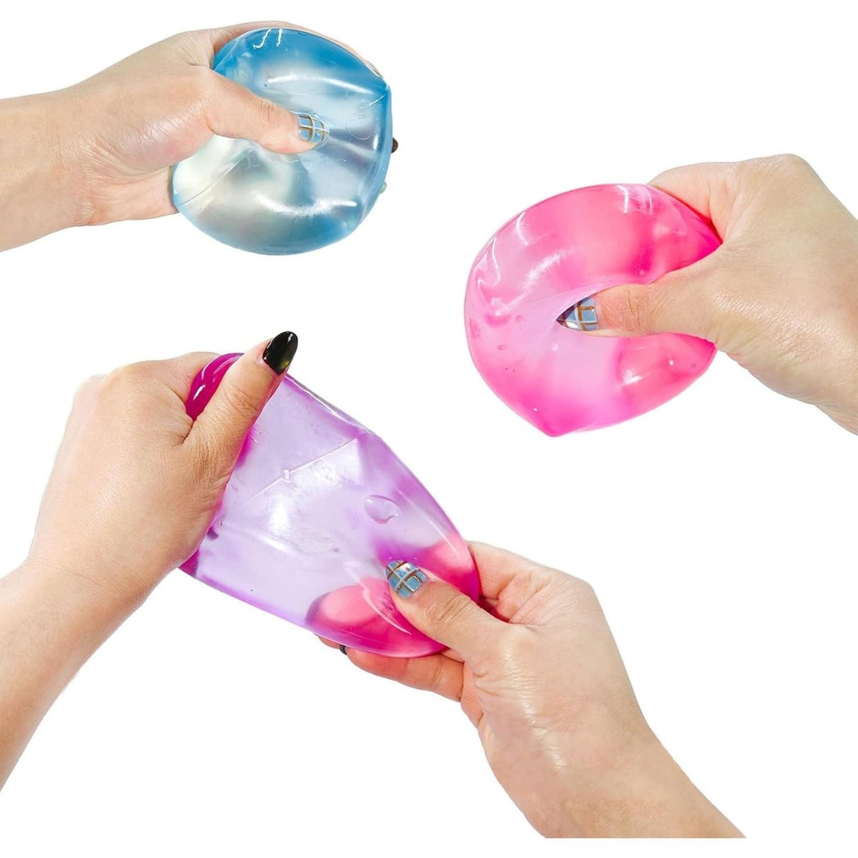 Jucarie Senzoriala Squishy, Flippy, Model Cub de Gheata, 1 Bucata, Jucarie Antistres pentru Copii si Adulti, Efect Calmant cu Revenire Lenta, 5.5  x 5.5 x 5.5 cm, Culoare Aleatorie - vivimall.ro