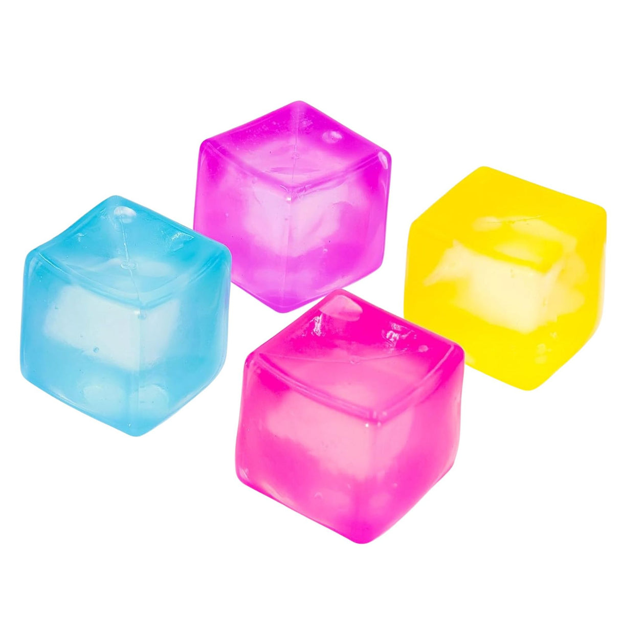 Jucarie Senzoriala Squishy, Flippy, Model Cub de Gheata, 1 Bucata, Jucarie Antistres pentru Copii si Adulti, Efect Calmant cu Revenire Lenta, 5.5  x 5.5 x 5.5 cm, Culoare Aleatorie - vivimall.ro