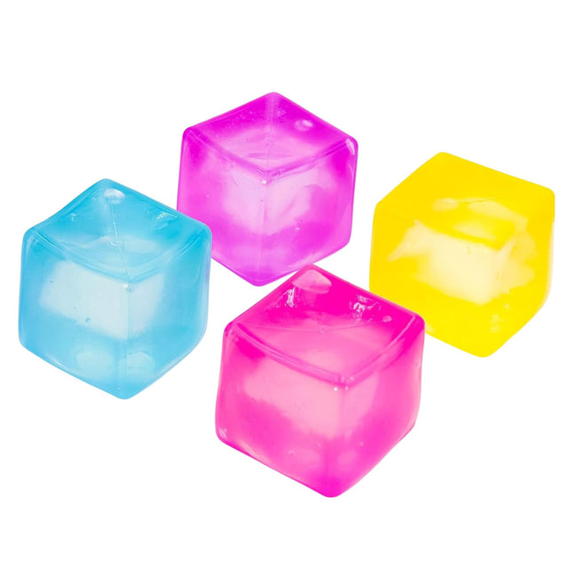 Jucarie Senzoriala Squishy, Flippy, Model Cub de Gheata, 1 Bucata, Jucarie Antistres pentru Copii si Adulti, Efect Calmant cu Revenire Lenta, 5.5  x 5.5 x 5.5 cm, Culoare Aleatorie - vivimall.ro