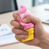 Jucarie Senzoriala Squishy, Flippy, Model Inghetata, 1 Bucata, Jucarie Antistres Soft Touch pentru Copii/Adulti, Culoarea Aleatoarie, Efect Calmant cu Revenire Lenta, 8.5 x 6 x 6 cm - vivimall.ro