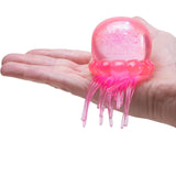 Jucarie Senzoriala Squishy, Flippy, Model Meduza cu Sclipici, 1 Bucata, Jucarie Antistres Comprimabila pentru Copii si Adulti, Textura Super Solida, 9 x 4.7 cm, Culoare Aleatorie - vivimall.ro